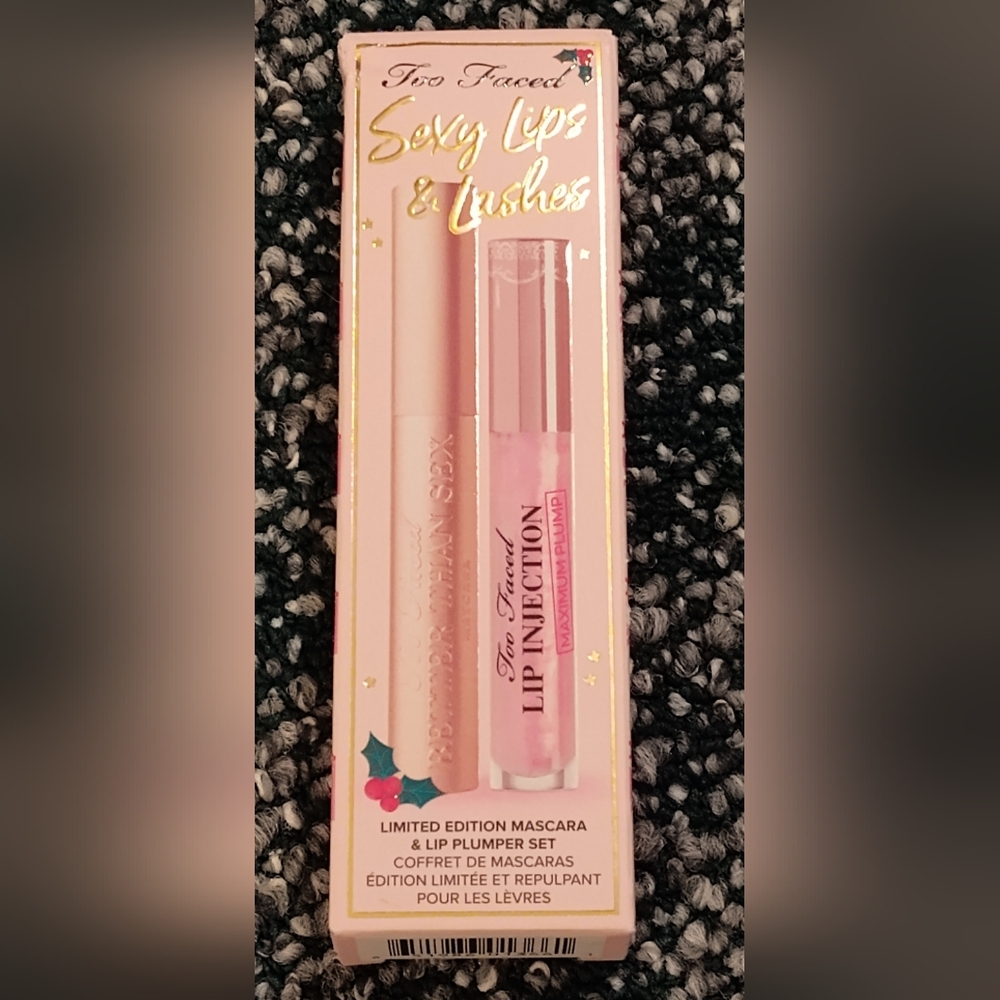 NWT! Too Faced Sexy Lips and Lashes Set (Limited Edition)